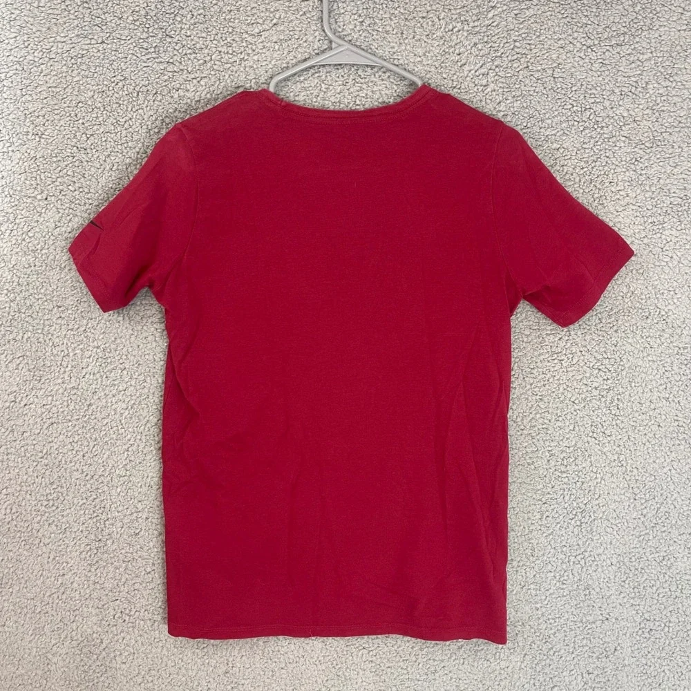 Nike Lock up Your Base Dri-Fit‎ Kids Size XL Baseball Graphic Red T-Shirt